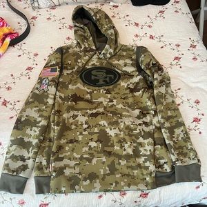 49ers nike hoodie large